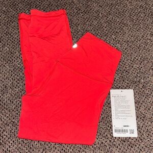 lululemon athletica Bright Red Leggings